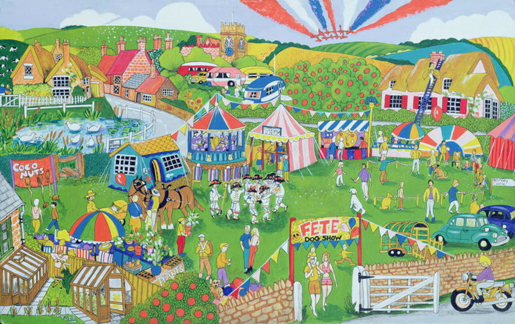 Detail of The Fete by Tony Todd
