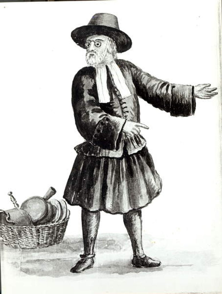 Detail of The Merchant, David Lezzato Caddavano by Jan van Grevenbroeck