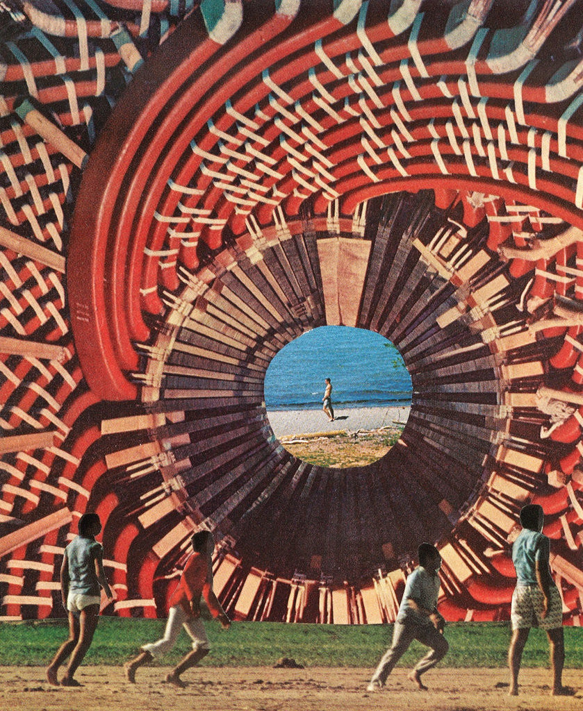 Detail of Welcome to the Machine by Jesse Treece