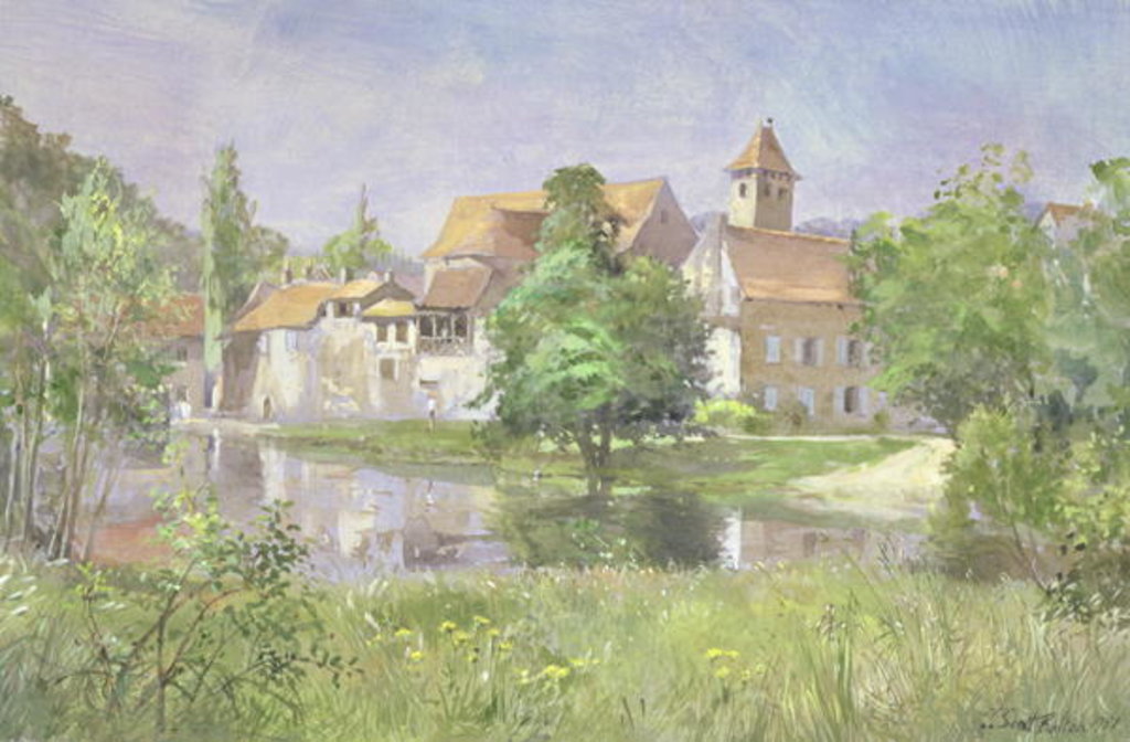Detail of On the River Lot, 1991 by Tim Scott Bolton