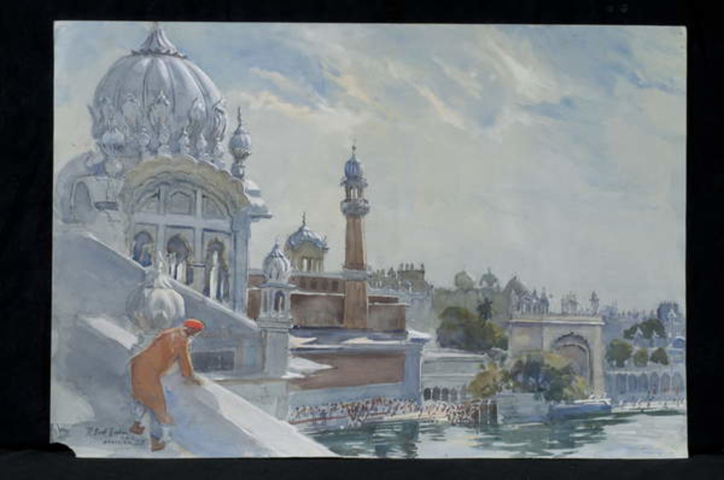 Detail of The Refectory, Golden Temple, Amritsar, 2012 by Tim Scott Bolton