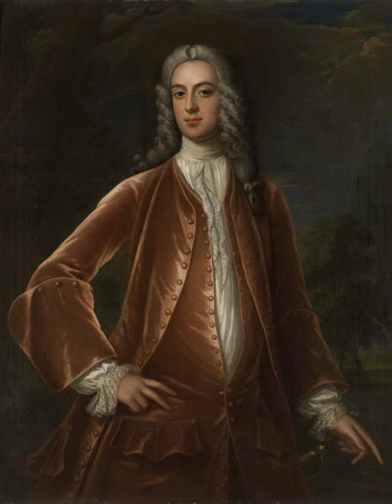 Detail of Sir William Middleton by English School