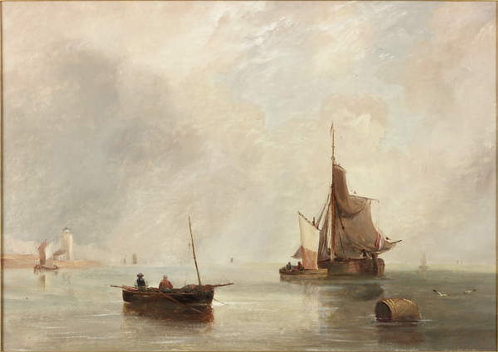 Detail of Off North Shields by John Wilson Carmichael