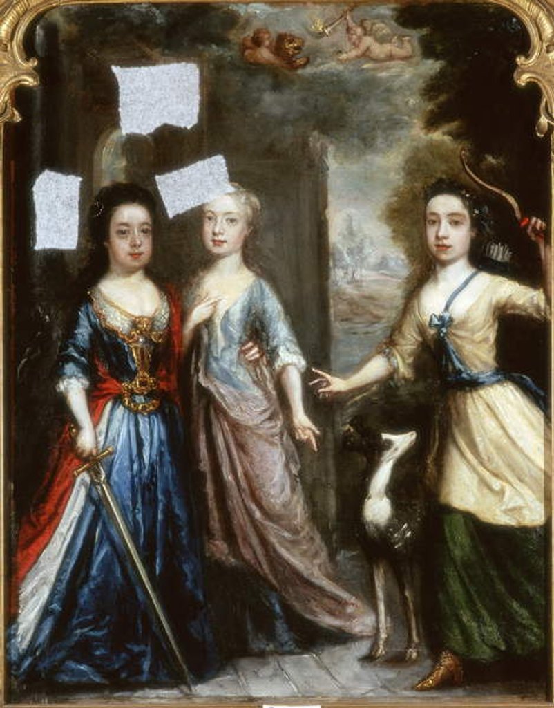 Detail of Portrait of Three Children by Pierre Mignard