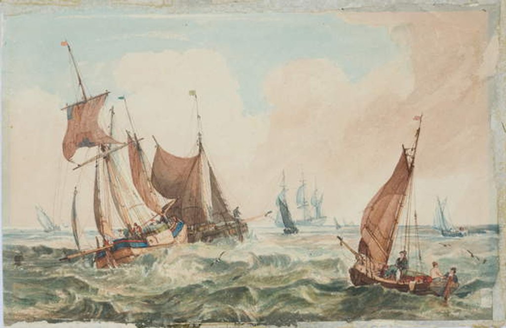 Detail of Seascape by Samuel Owen