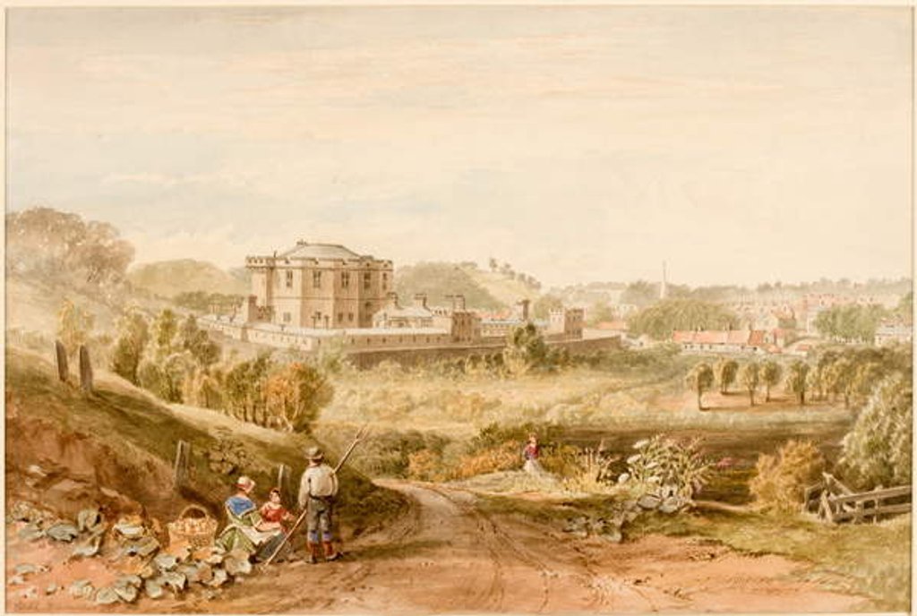 Detail of Morpeth Gaol, Northumberland by John Wilson Carmichael