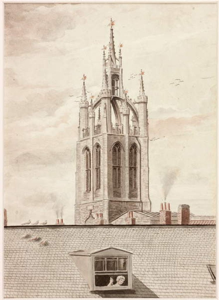 Detail of Lantern Spire of St Nicholas by English School