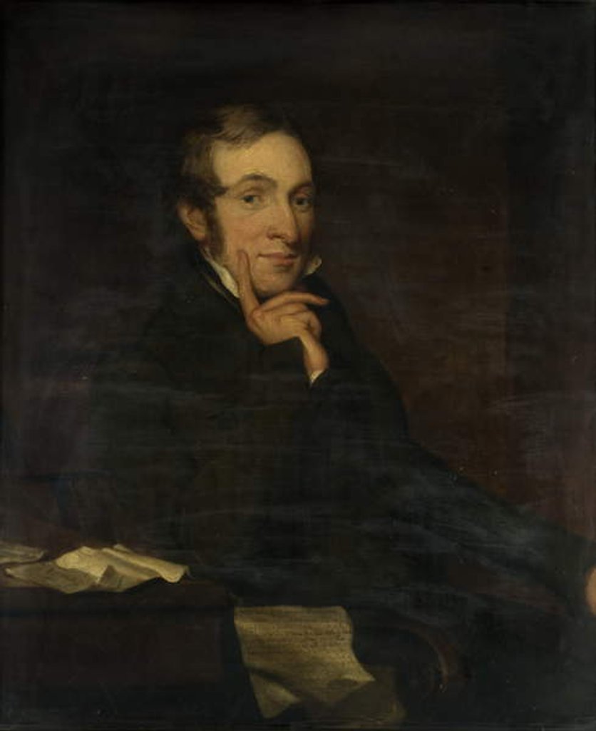 Detail of Portrait of Dr. Thorburn by Robinson Elliott