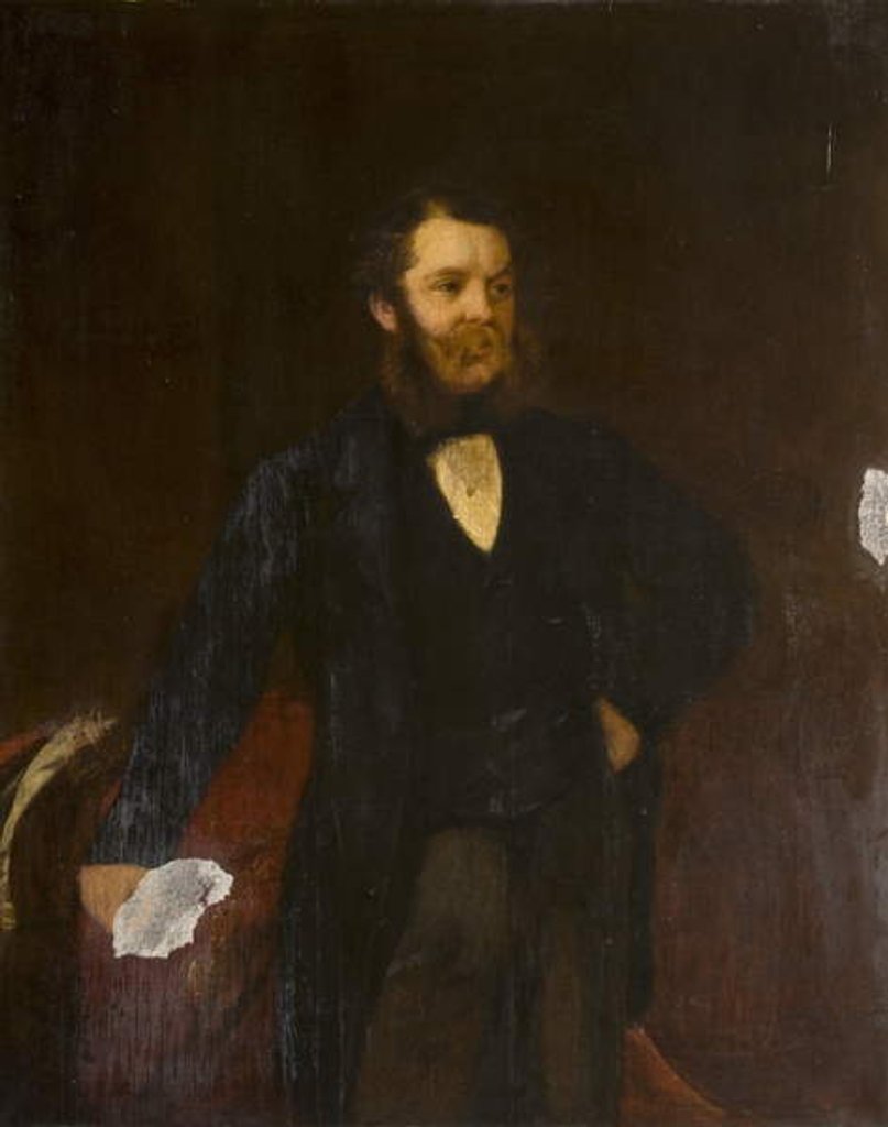 Detail of Portrait of Alderman John Williamson, J.P. by Robinson Elliott