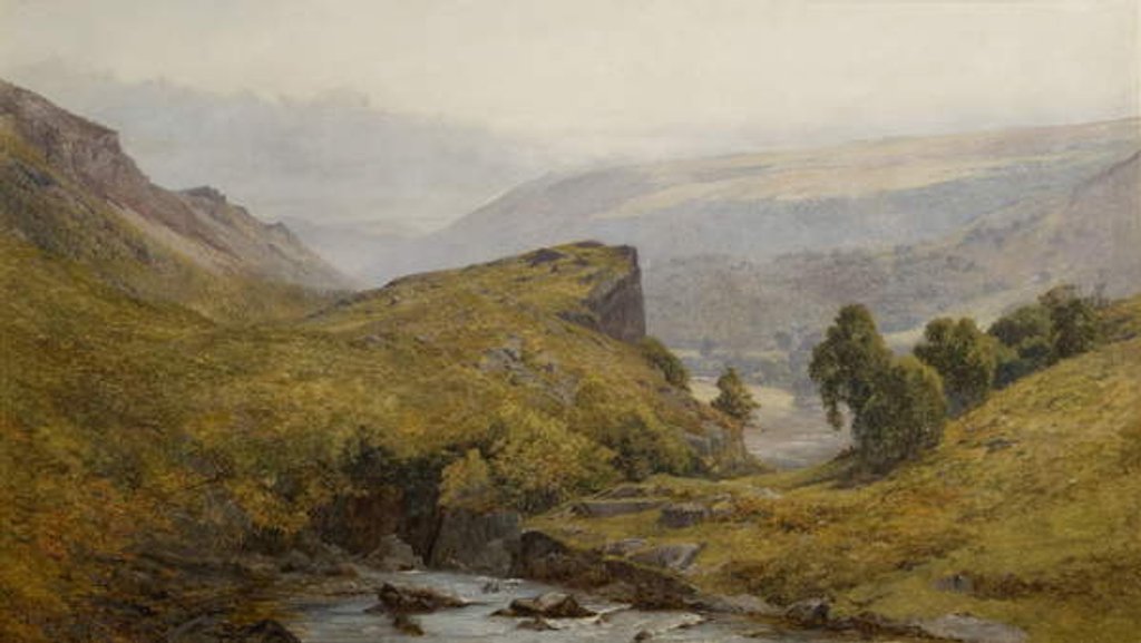A Fine Morning in the Valley of the Lledr, North Wales by John Surtees