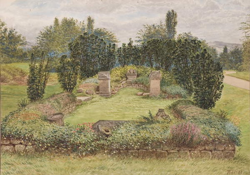 Detail of Temple of Antenociticus, Benwell by Wilson Hepple