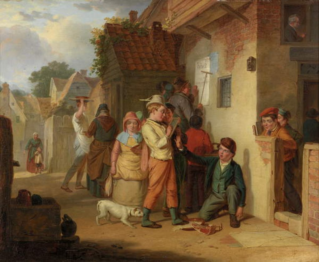 Detail of Genius by Thomas Webster