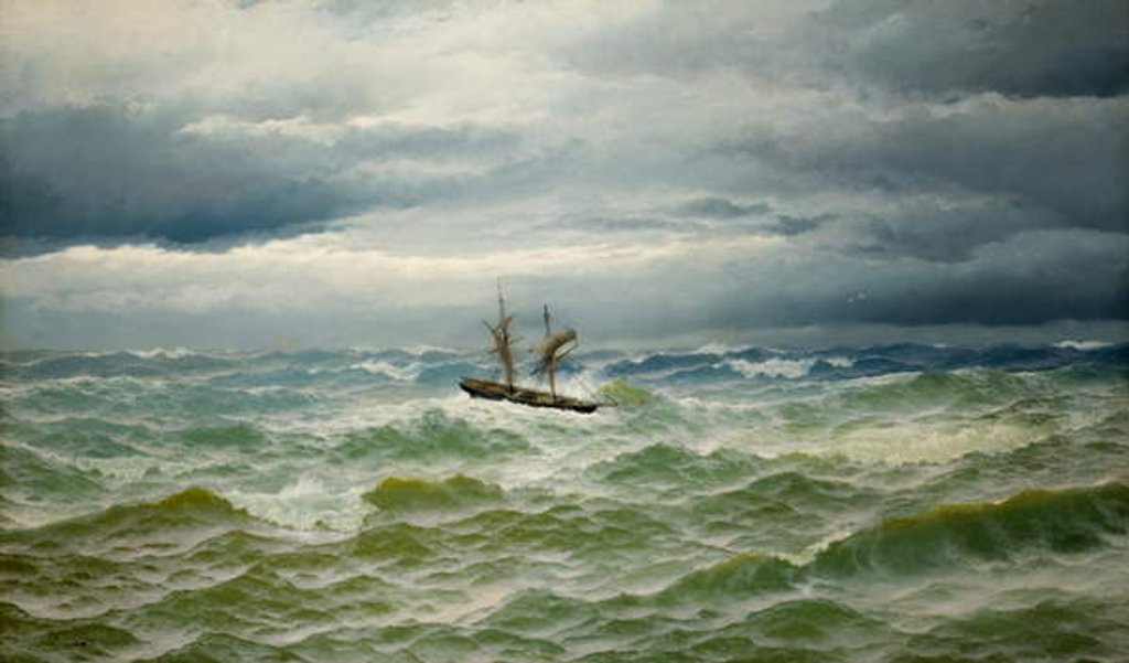 Detail of Sea-piece, 1882 by David James