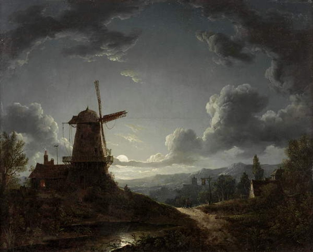 Detail of Landscape by Moonlight by Sebastian Pether