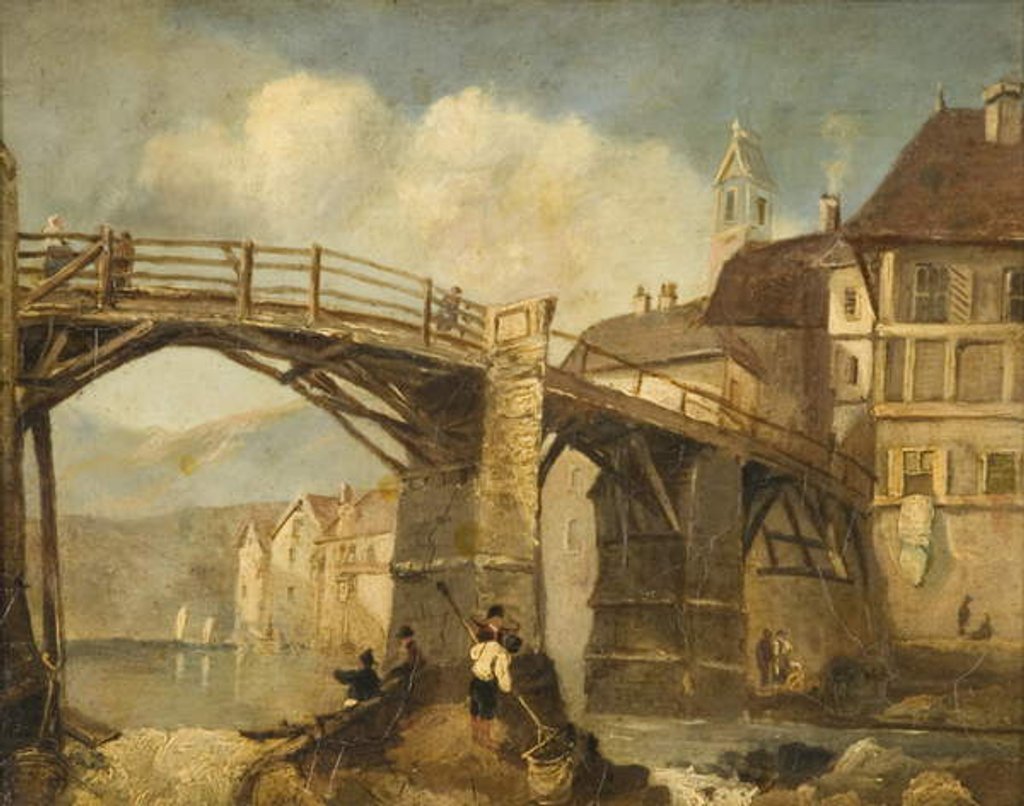 Detail of Old Bridge by George Balmer