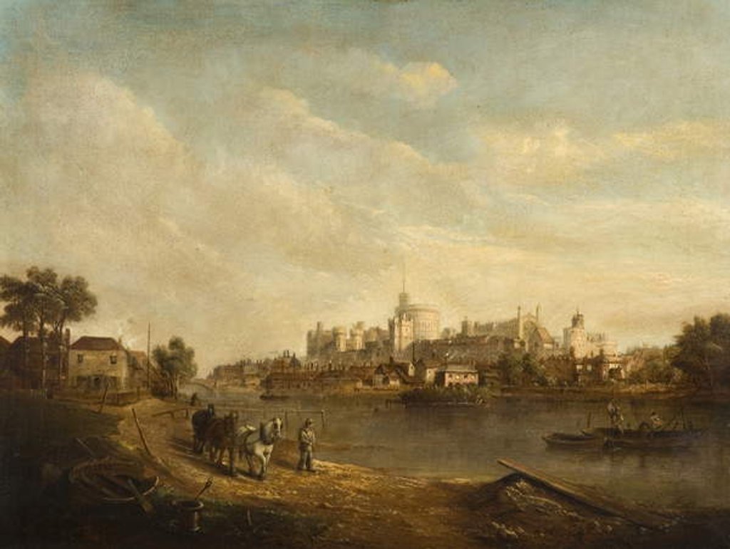 Detail of Windsor Castle by James Brown