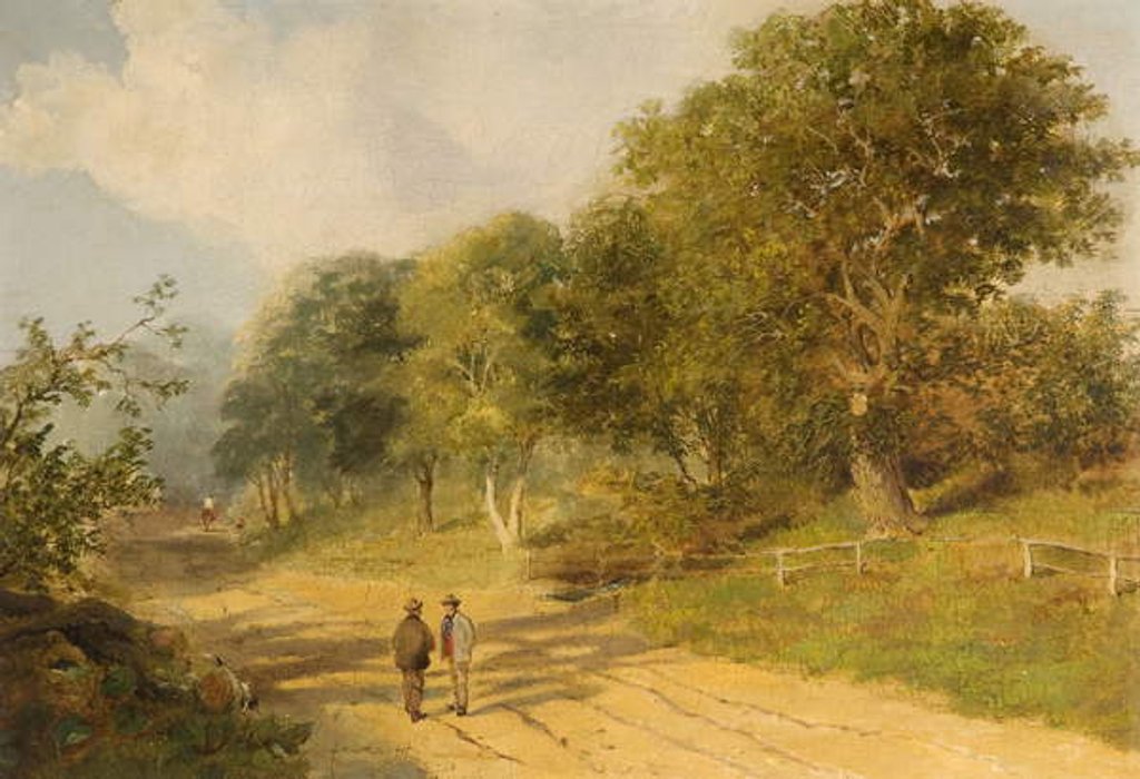 Detail of Road to Redheugh Hall, 1856 by William Ryott