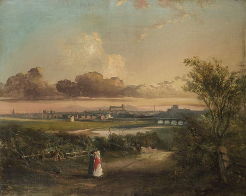 Detail of Carlisle, Cumbria by Thomas Miles Richardson