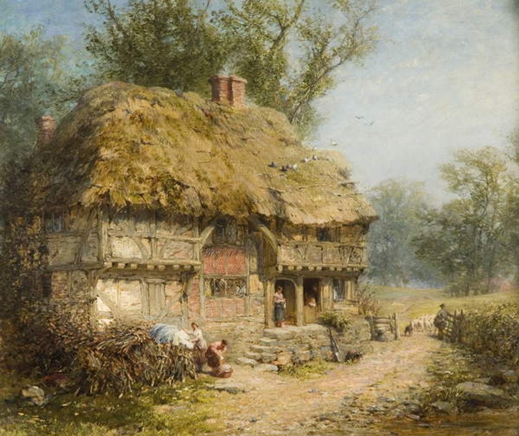 Detail of Near Stratford-on-Avon by James John Hill