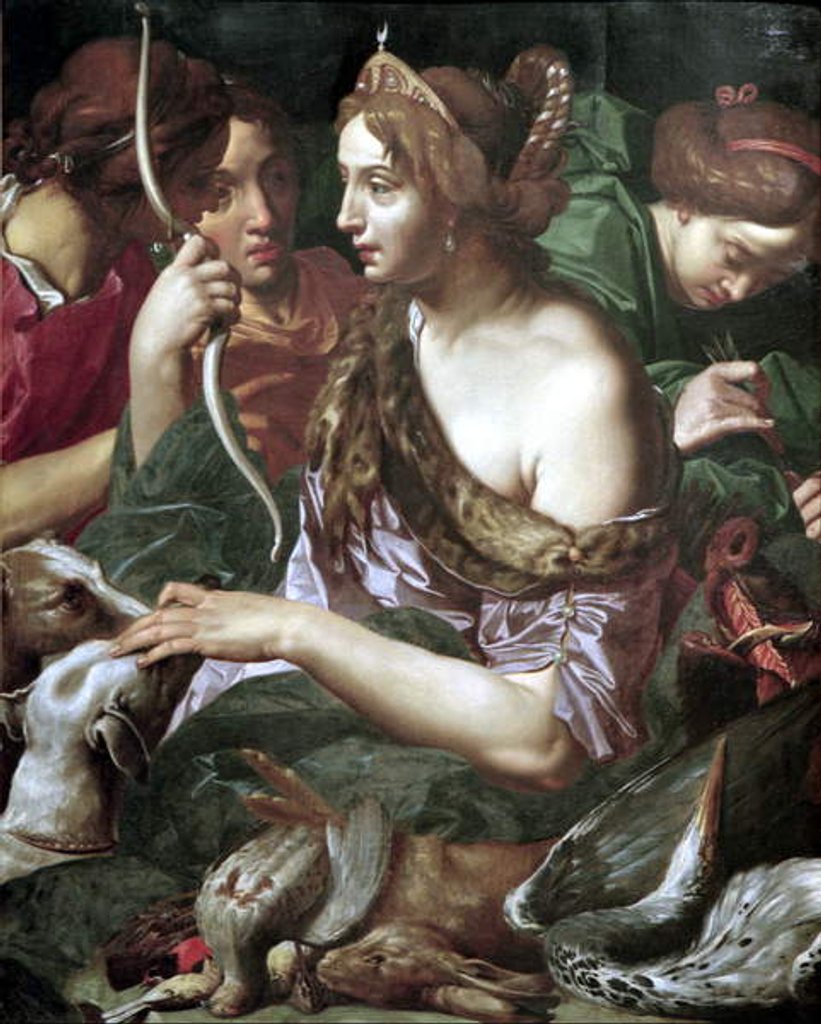 Detail of Diana after the Chase, c.1618 by Abraham Jannsens
