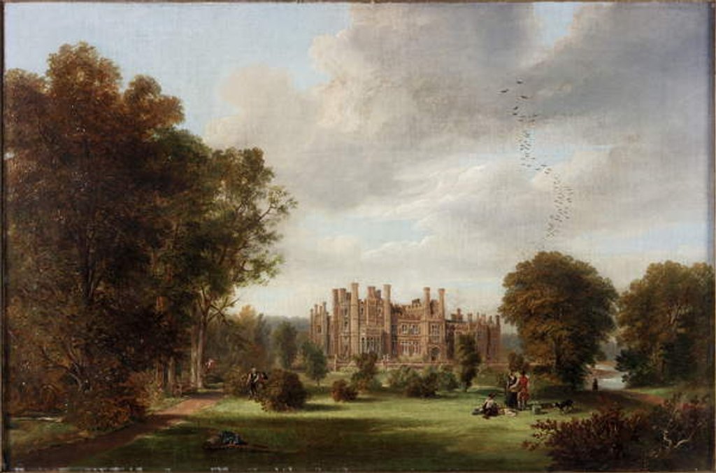Detail of Holme Eden, near Carlisle, 1843 by John Wilson Carmichael