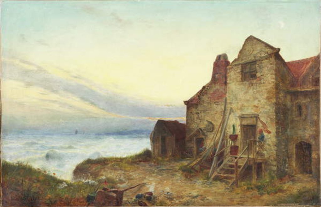 Detail of Sunset Shadows, 1865 by Charles Napier Hemy