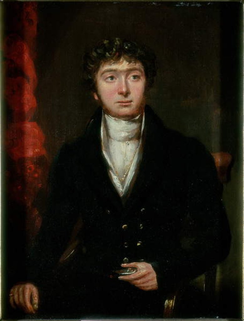 Detail of Portrait of John Martin, c.1816-20 by William (attr. to) Dixon