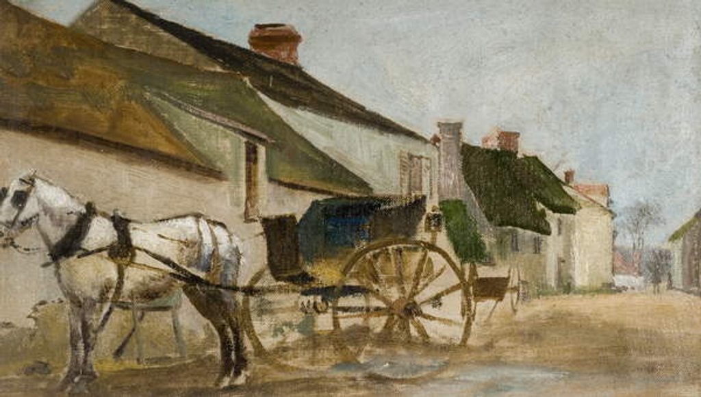 Detail of Pony and Cart by Joseph Crawhall