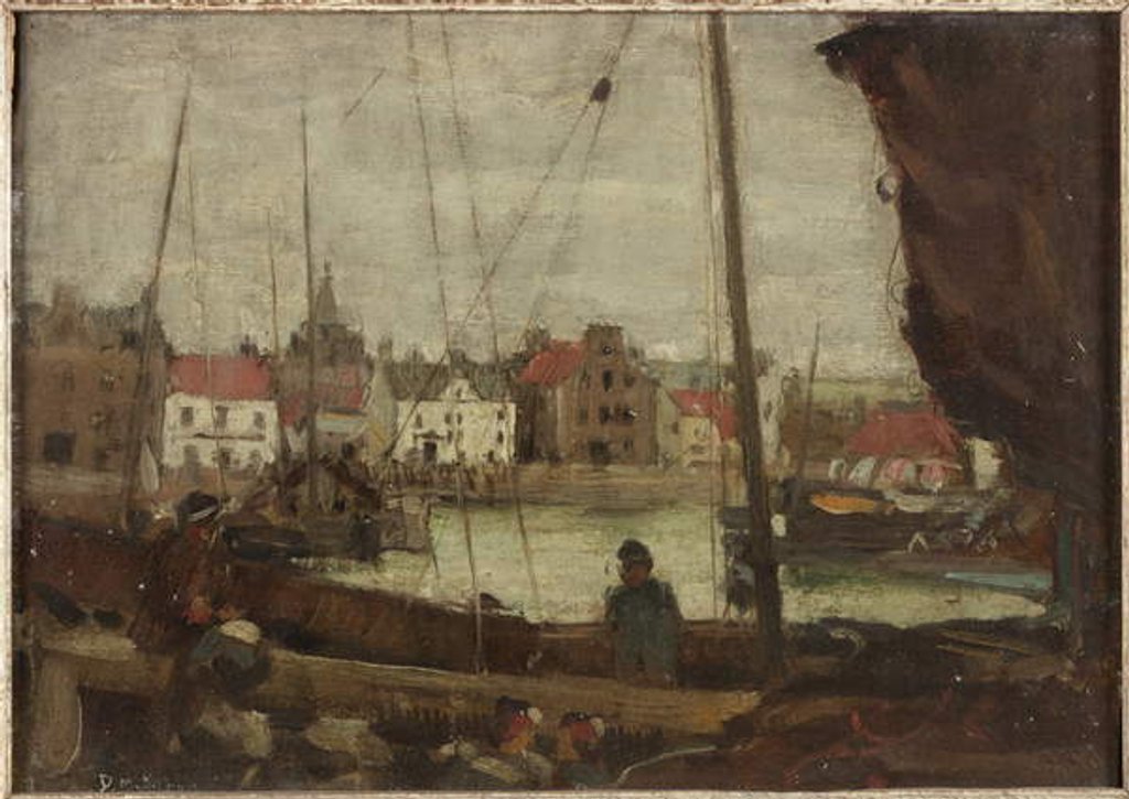 Detail of The Harbour, Stonehaven by David Muirhead