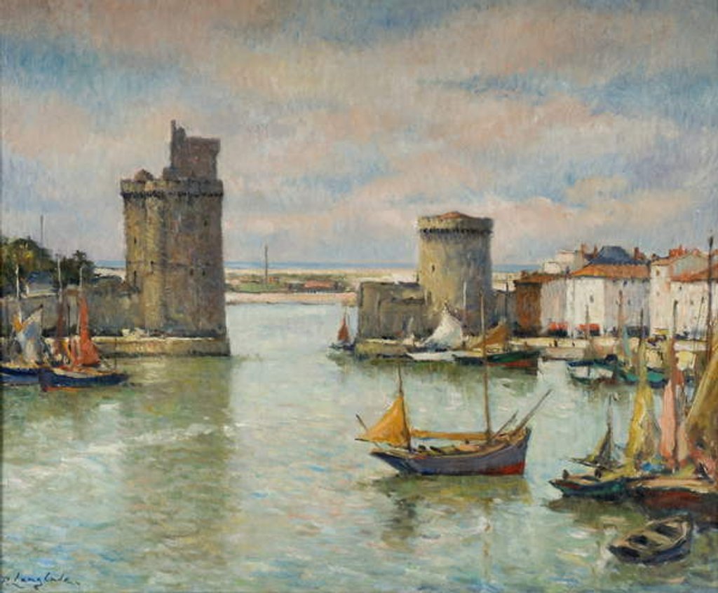 Detail of La Ville de La Rochelle by Pierre Langlade