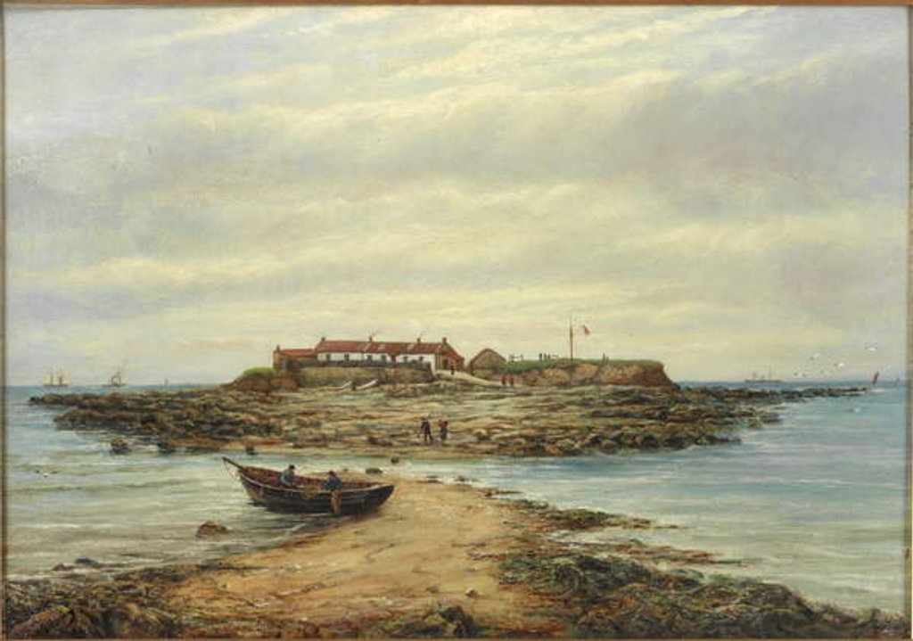 Detail of St. Mary's Island, c.1885-95 by Bernard Benedict Hemy