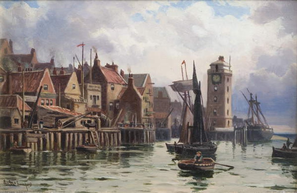 Detail of A Bit of Old Shields, 1898 by Duncan F. McLea