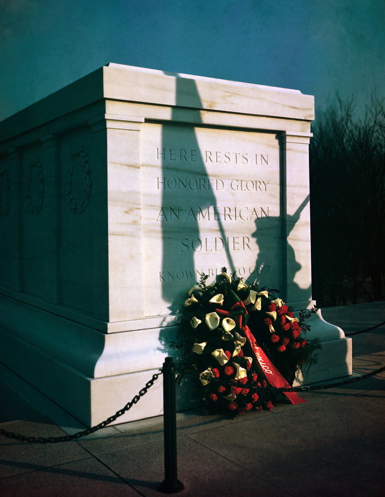 Detail of Wreath at Tomb of the Unknowns in Virginia by Anonymous