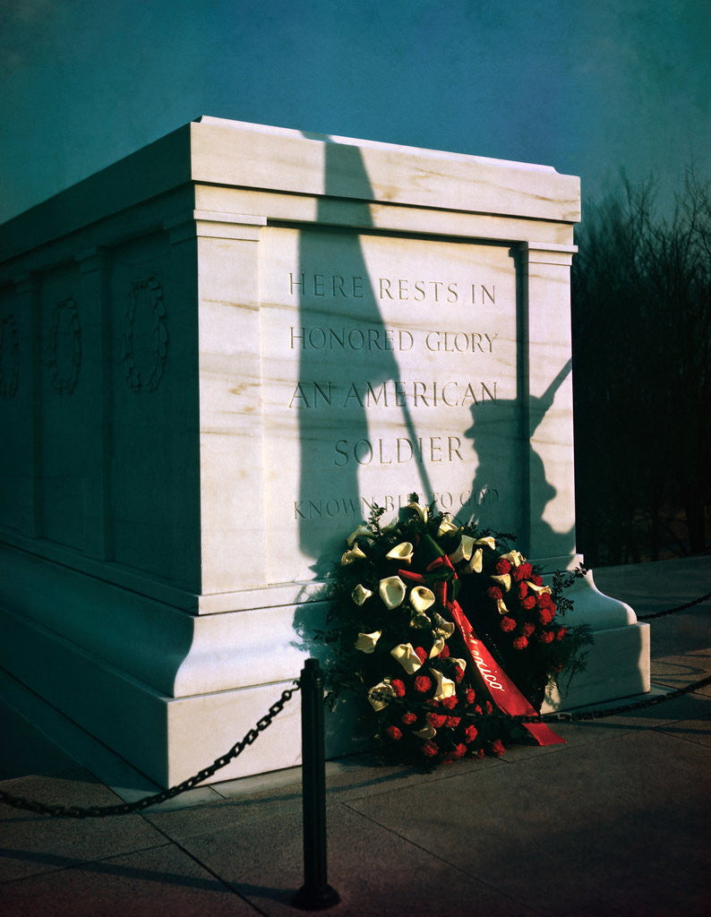 Detail of Wreath at Tomb of the Unknowns in Virginia by Corbis