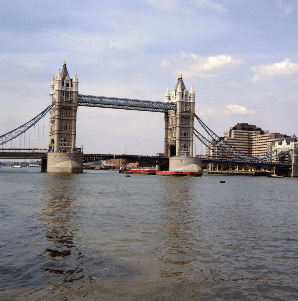 Detail of View of London Bridge by Corbis