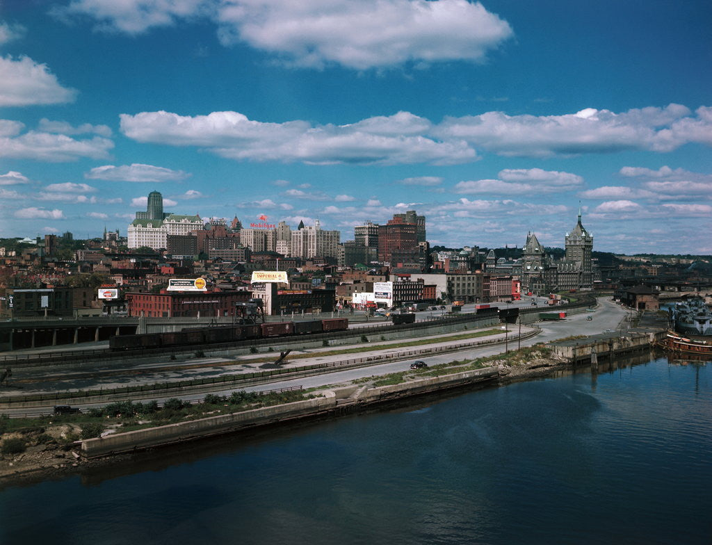 Detail of Albany New York Skyline by Anonymous