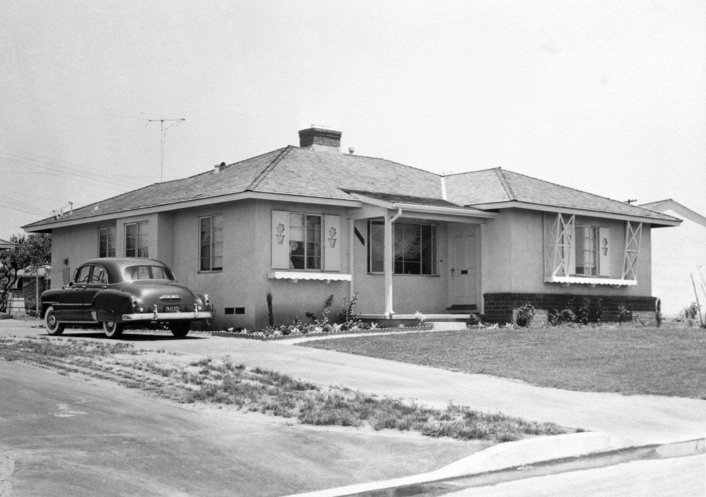 Detail of Home of Richard Nixon by Anonymous