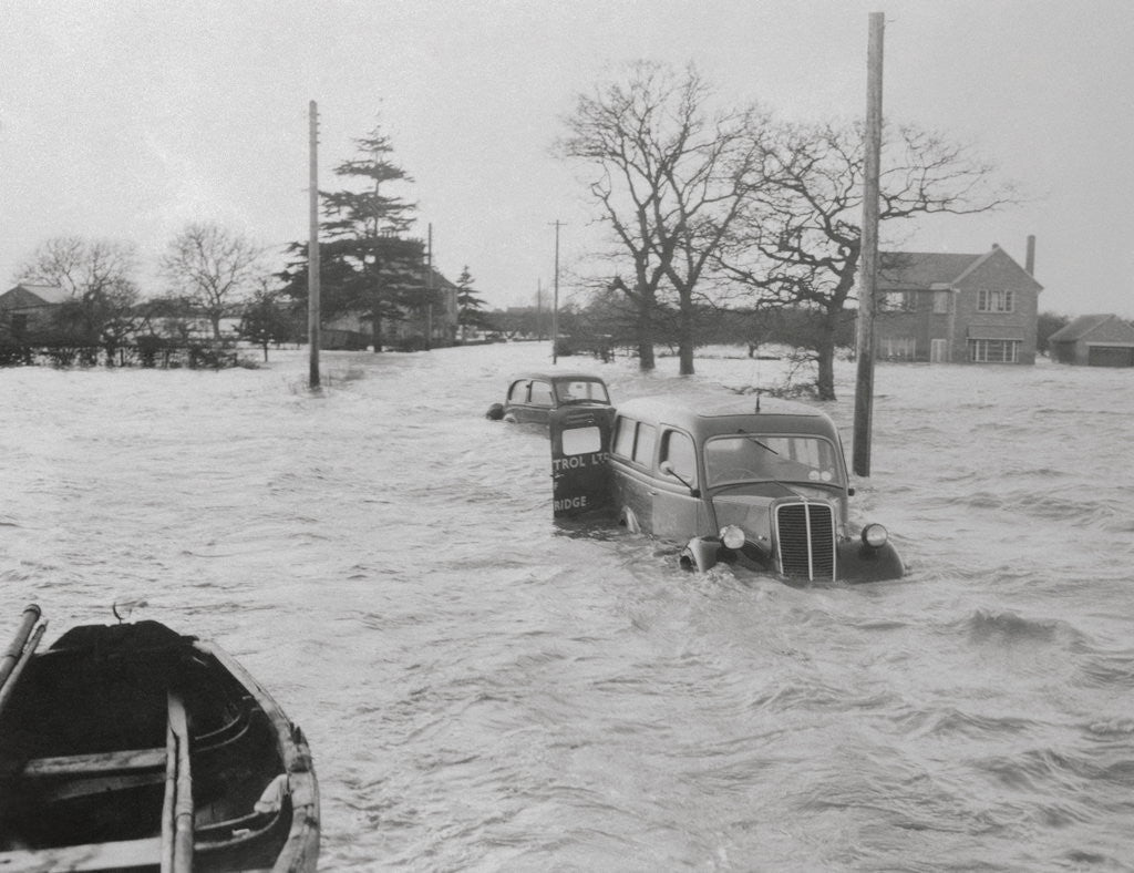 Detail of Vehicles Abandoned in Floods by Anonymous