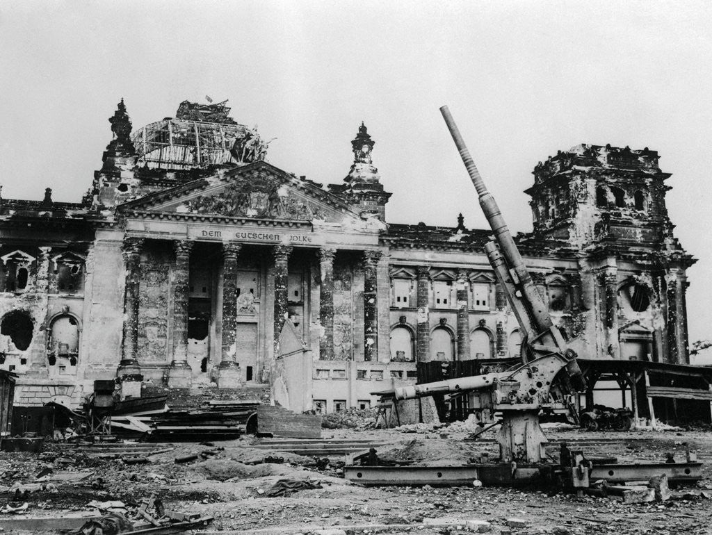 Detail of Bombed Building by Anonymous