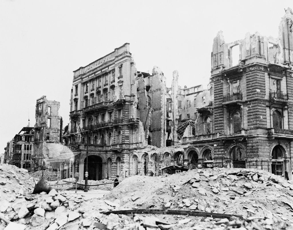 Detail of Destroyed Kaiserhof Hotel by Anonymous