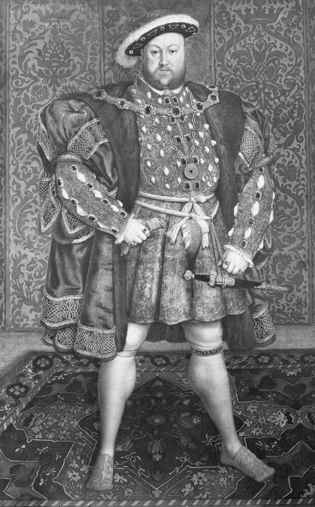 Detail of Portrait of Henry VIII by Anonymous