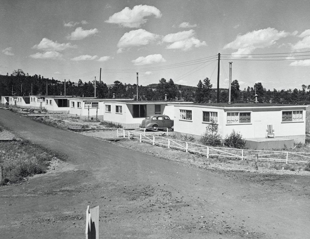 Detail of View of Houses Where Atomic Bomb Developers Lived by Anonymous