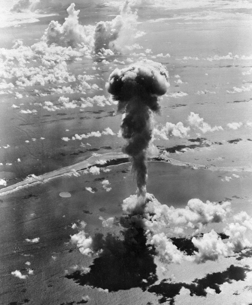Detail of NuclearTest Blast on Bikini Atoll by Anonymous