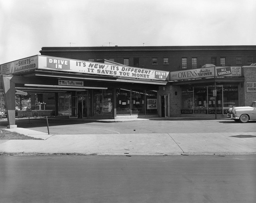 Detail of Storefront Owned by Jesse Owens by Anonymous