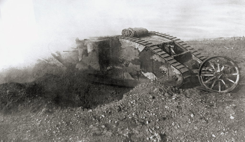 Detail of British WWI Tank by Corbis