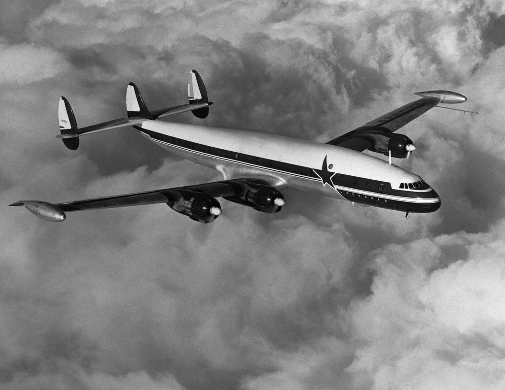 Detail of Airplane in Flight by Anonymous
