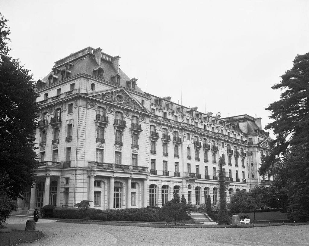 Detail of View of the Trianon Palace Hotel by Anonymous