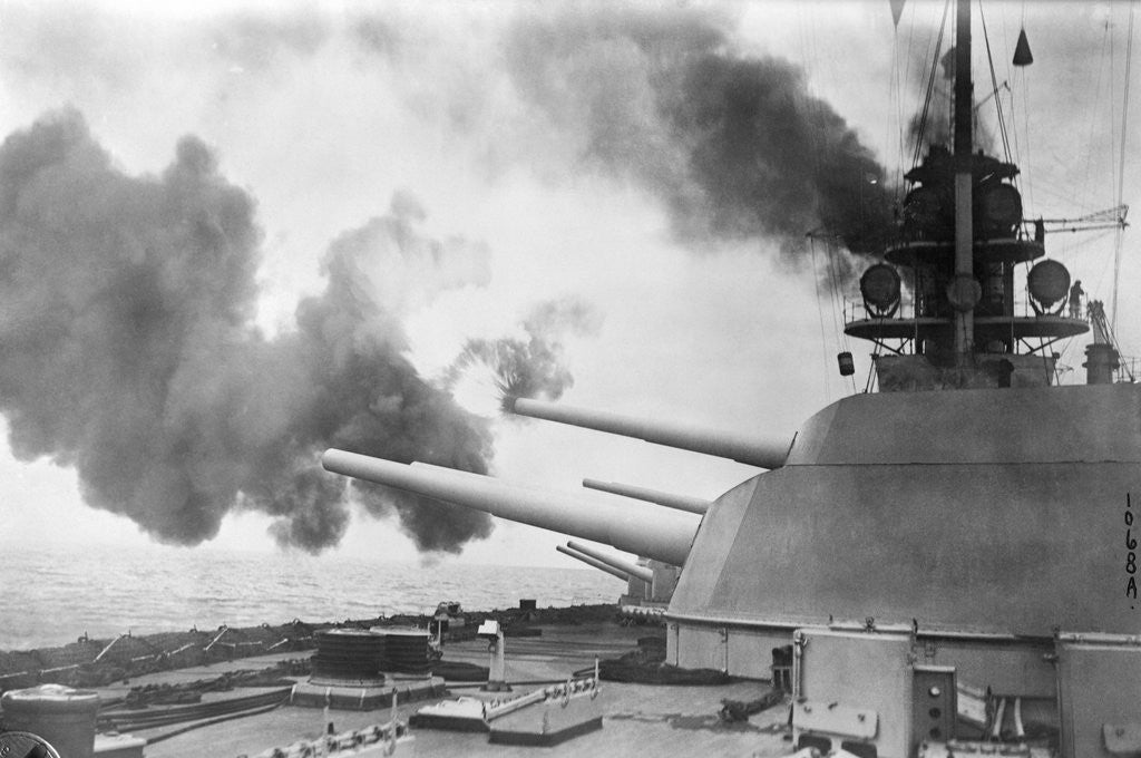 Detail of German Battle Cruiser by Anonymous
