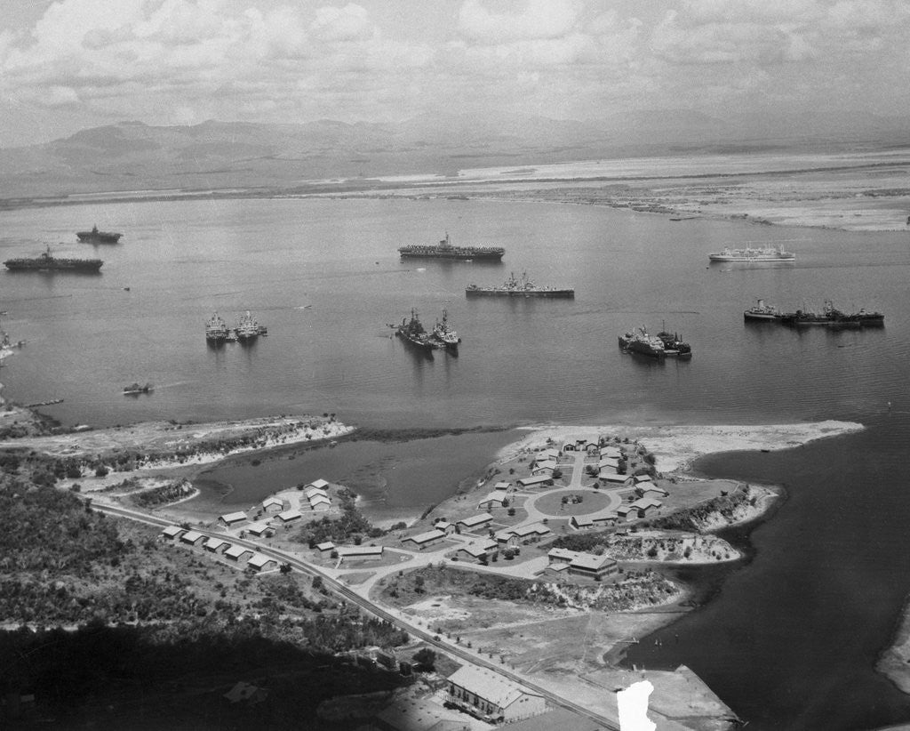 Detail of Aerial View of Guantanamo Bay by Anonymous