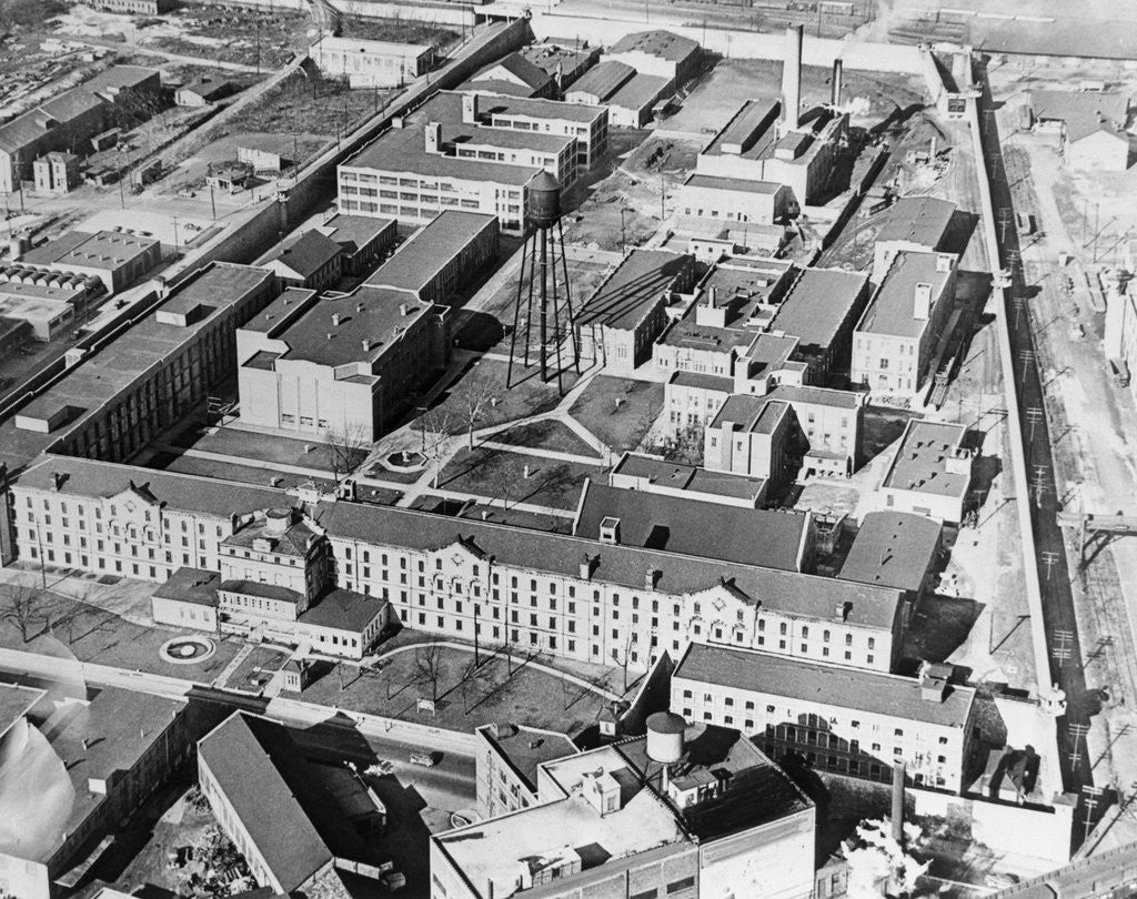 Detail of Aerial View of Ohio Penitentiary by Corbis